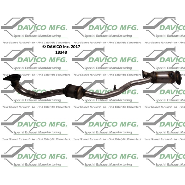 Davico Direct Fit Catalytic Converter and Pipe Assembly 18348