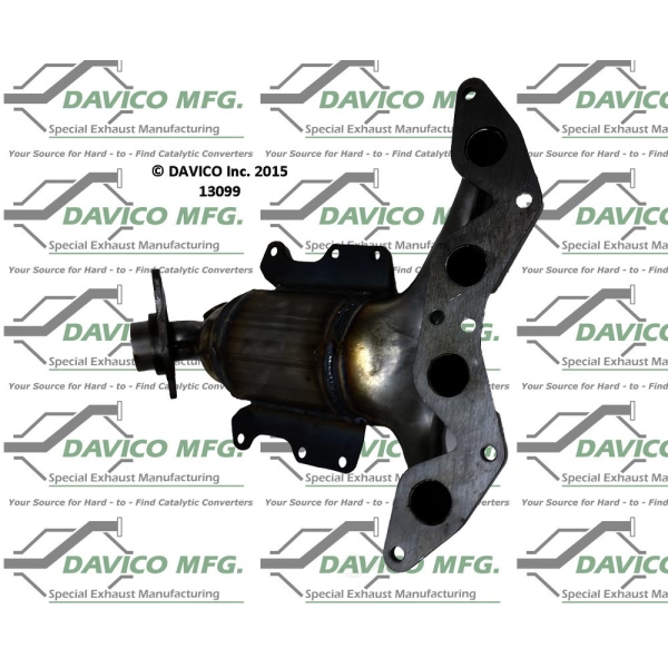 Davico Exhaust Manifold with Integrated Catalytic Converter 13099