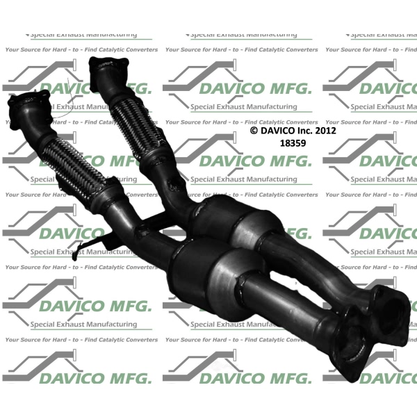 Davico Direct Fit Catalytic Converter and Pipe Assembly 18359