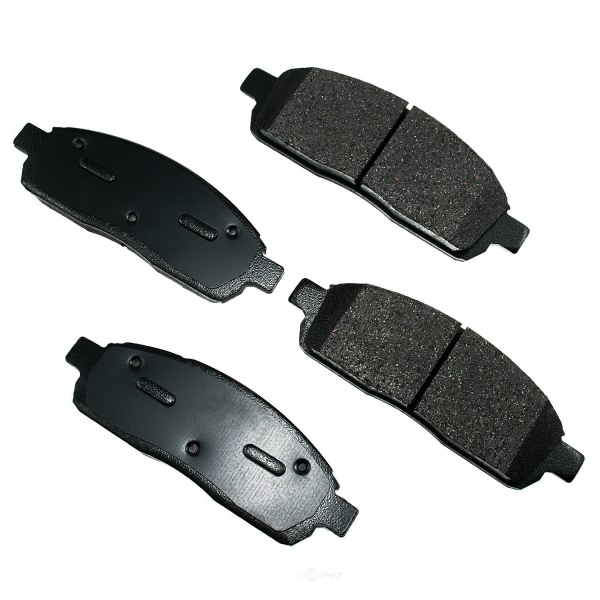 Akebono Pro-ACT™ Ultra-Premium Ceramic Front Disc Brake Pads ACT1011