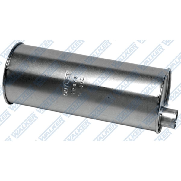 Walker Soundfx Steel Round Direct Fit Aluminized Exhaust Muffler 18476