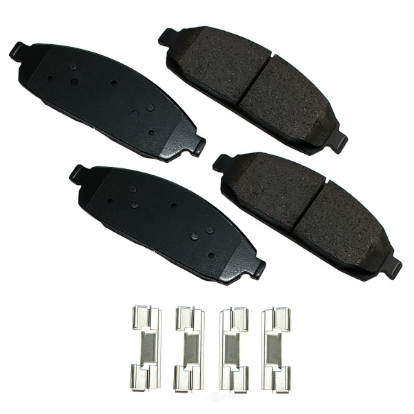 Akebono Pro-ACT™ Ultra-Premium Ceramic Front Disc Brake Pads ACT1080