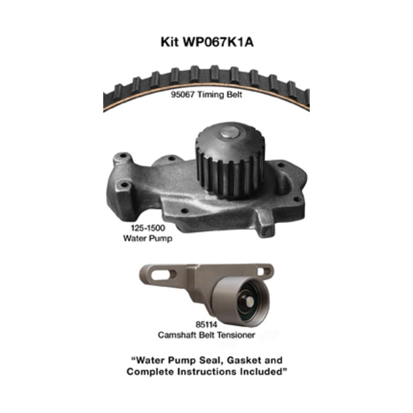 Dayco Timing Belt Kit With Water Pump WP067K1A