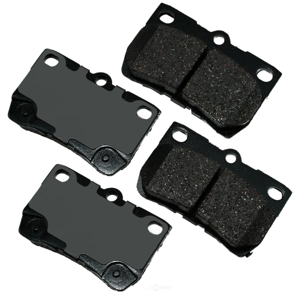 Akebono Pro-ACT™ Ultra-Premium Ceramic Rear Disc Brake Pads ACT1113