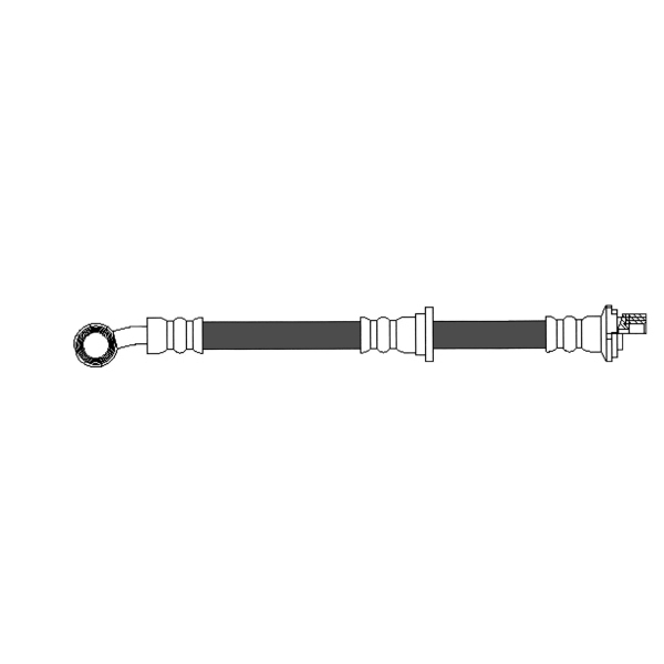 Centric Rear Driver Side Brake Hose 150.44426