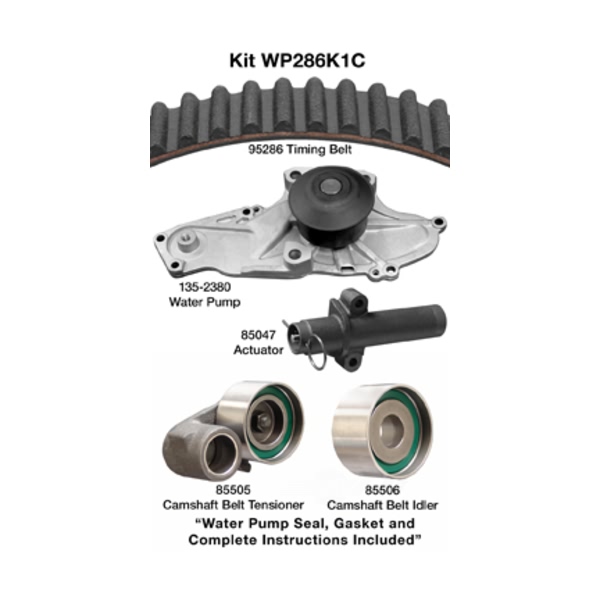 Dayco Timing Belt Kit With Water Pump WP286K1C