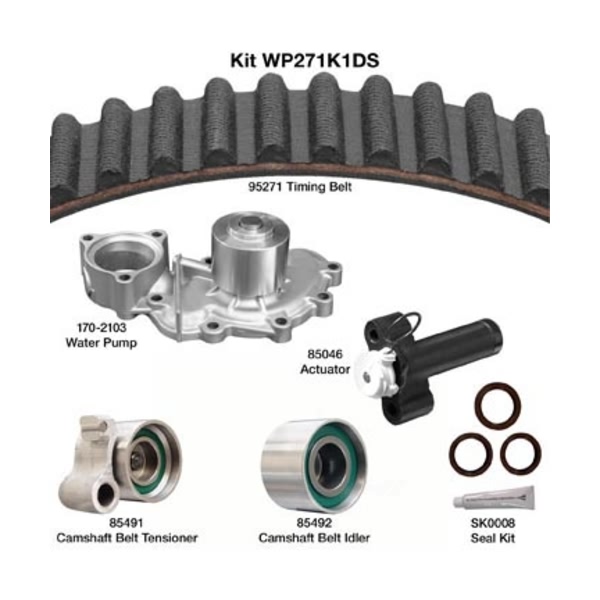 Dayco Timing Belt Kit With Water Pump WP271K1DS