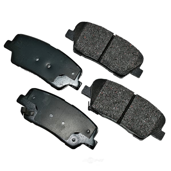 Akebono Pro-ACT™ Ultra-Premium Ceramic Rear Disc Brake Pads ACT1284