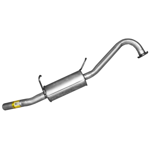 Walker Quiet Flow Rear Stainless Steel Round Aluminized Exhaust Muffler And Pipe Assembly 54378