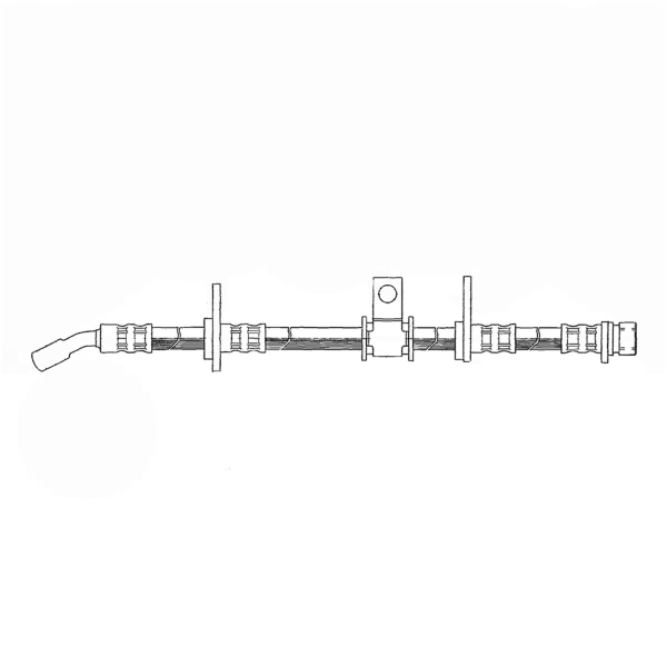 Centric Front Driver Side Brake Hose 150.40021