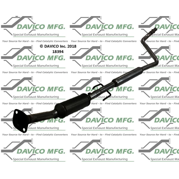 Davico Direct Fit Catalytic Converter and Pipe Assembly 18394