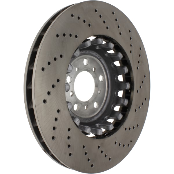 Centric SportStop Drilled 1-Piece Front Driver Side Brake Rotor 128.34148