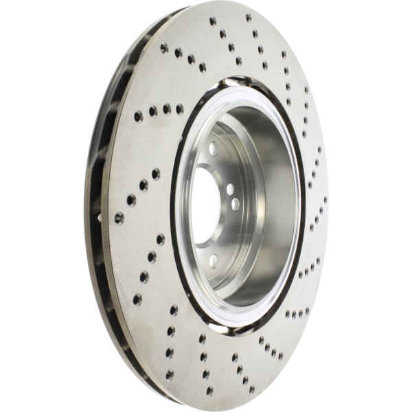 Centric SportStop Drilled 1-Piece Rear Driver Side Brake Rotor 128.34084