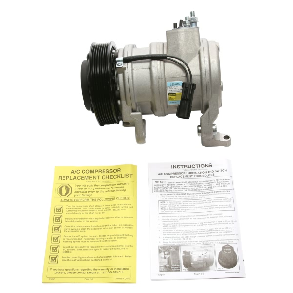 Delphi A C Compressor With Clutch CS20105