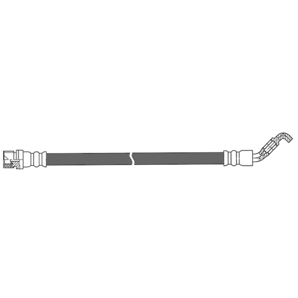 Centric Rear Brake Hose 150.44394