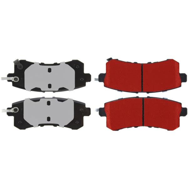 Centric Posi Quiet Pro™ Ceramic Rear Disc Brake Pads 500.15100