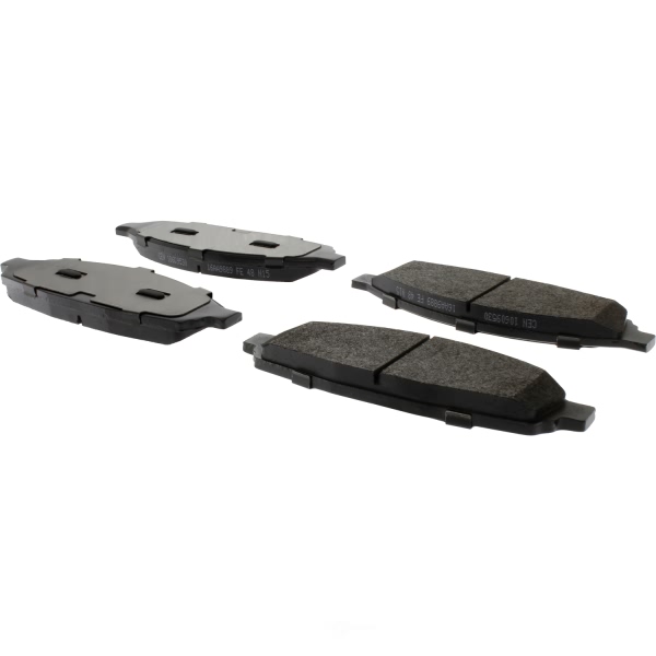 Centric Posi Quiet™ Extended Wear Semi-Metallic Front Disc Brake Pads 106.09530