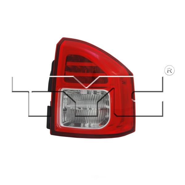 TYC Passenger Side Replacement Tail Light 11-6447-00