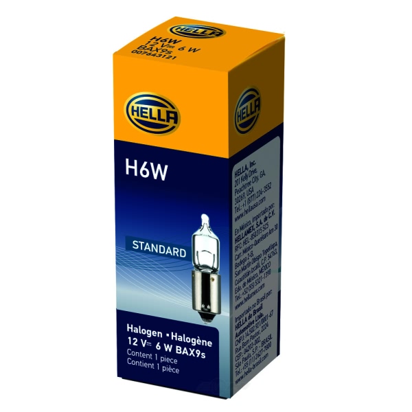 Hella H6W Standard Series Halogen Miniature Light Bulb H6W