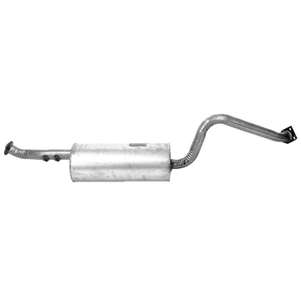 Walker Quiet Flow Stainless Steel Oval Aluminized Exhaust Muffler And Pipe Assembly 54534