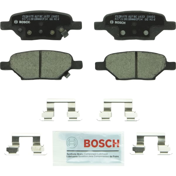 Bosch QuietCast™ Premium Ceramic Rear Disc Brake Pads BC1033