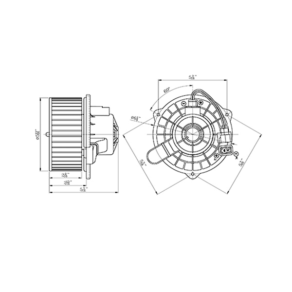 TYC TYC HVAC Blower Motor 700278