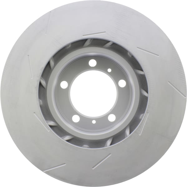 Centric SportStop Slotted 1-Piece Front Passenger Side Brake Rotor 126.37069
