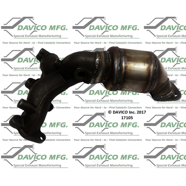 Davico Exhaust Manifold with Integrated Catalytic Converter 17105