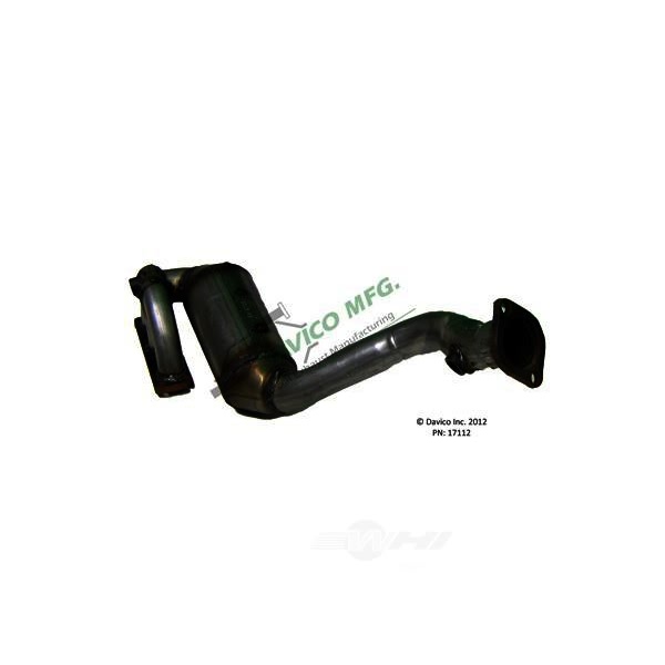 Davico Exhaust Manifold with Integrated Catalytic Converter 17112