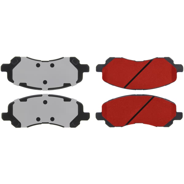 Centric Posi Quiet Pro™ Semi-Metallic Front Disc Brake Pads 500.08660