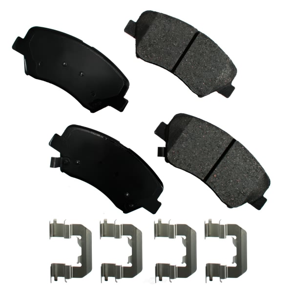 Akebono Pro-ACT™ Ultra-Premium Ceramic Front Disc Brake Pads ACT1543A