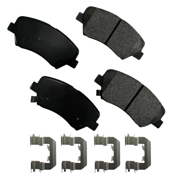 Akebono Pro-ACT™ Ultra-Premium Ceramic Front Disc Brake Pads ACT1543A