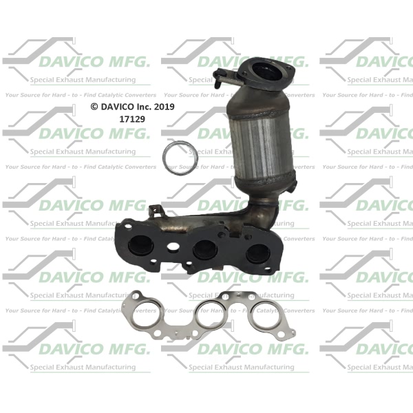 Davico Exhaust Manifold with Integrated Catalytic Converter 17129