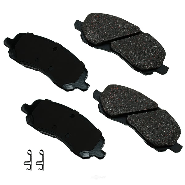 Akebono Pro-ACT™ Ultra-Premium Ceramic Front Disc Brake Pads ACT866