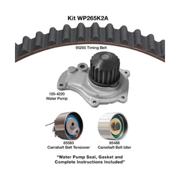 Dayco Timing Belt Kit With Water Pump WP265K2A