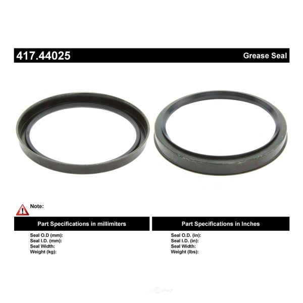 Centric Premium™ Front Inner Wheel Seal 417.44025
