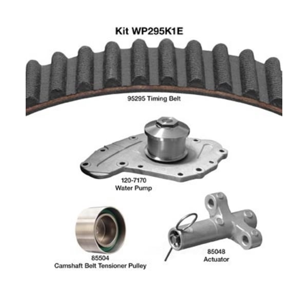 Dayco Timing Belt Kit With Water Pump WP295K1E