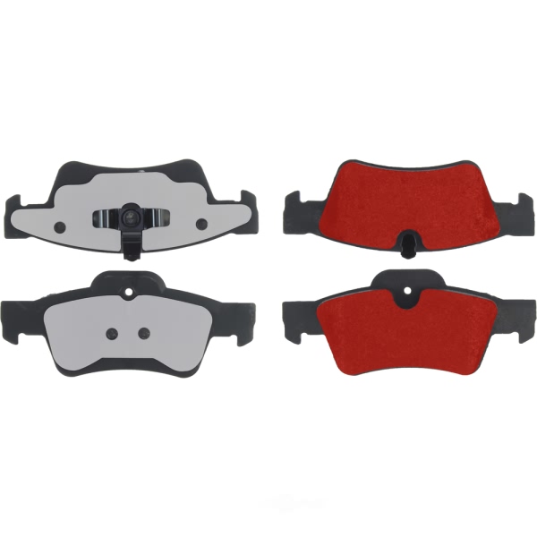 Centric Posi Quiet Pro™ Semi-Metallic Rear Disc Brake Pads 500.11220