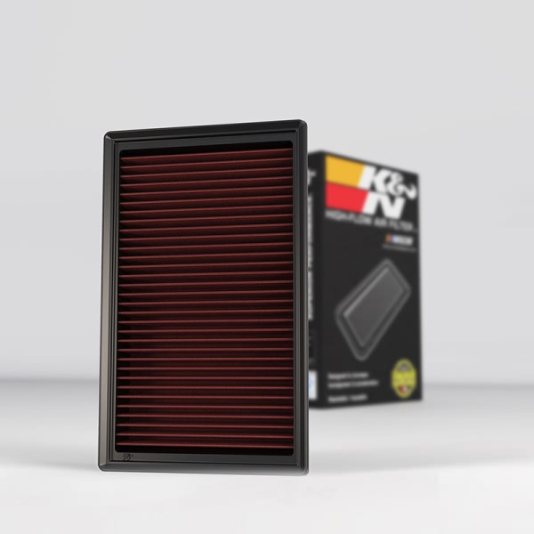 K&N 33 Series Panel Red Air Filter （11.563" L x 7" W x 1.25" H) 33-3005