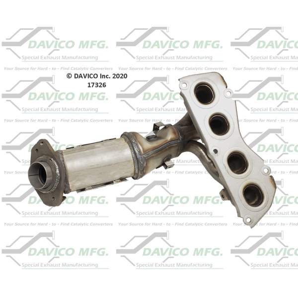 Davico Exhaust Manifold with Integrated Catalytic Converter 17326