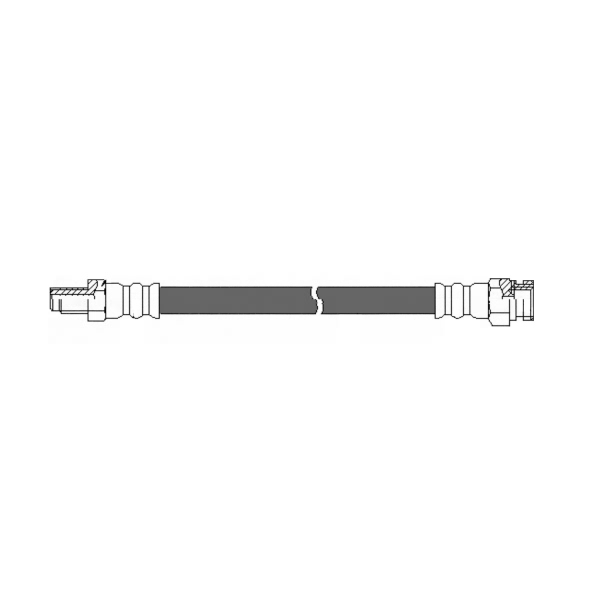 Centric Rear Brake Hose 150.50340