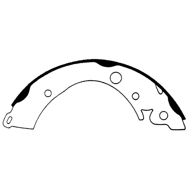 Centric Premium Rear Drum Brake Shoes 111.05450