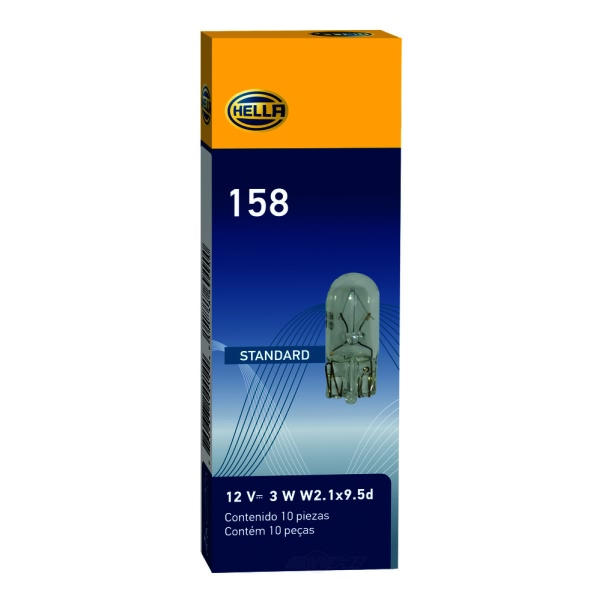 Hella 158 Standard Series Incandescent Miniature Light Bulb 158
