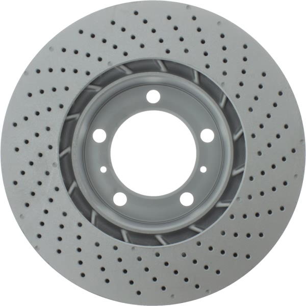 Centric SportStop Drilled 1-Piece Front Driver Side Brake Rotor 128.37088