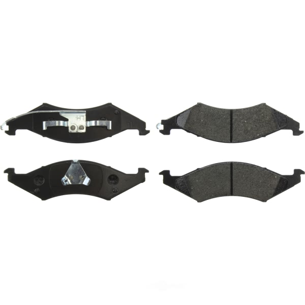 Centric Posi Quiet™ Extended Wear Semi-Metallic Front Disc Brake Pads 106.03240