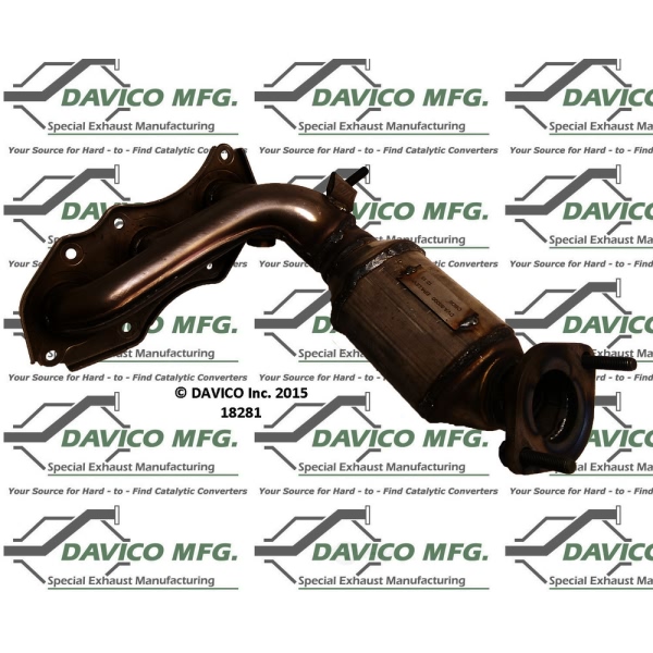 Davico Exhaust Manifold with Integrated Catalytic Converter 18281