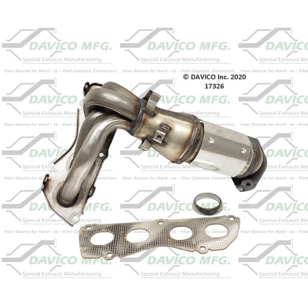 Davico Exhaust Manifold with Integrated Catalytic Converter 17326