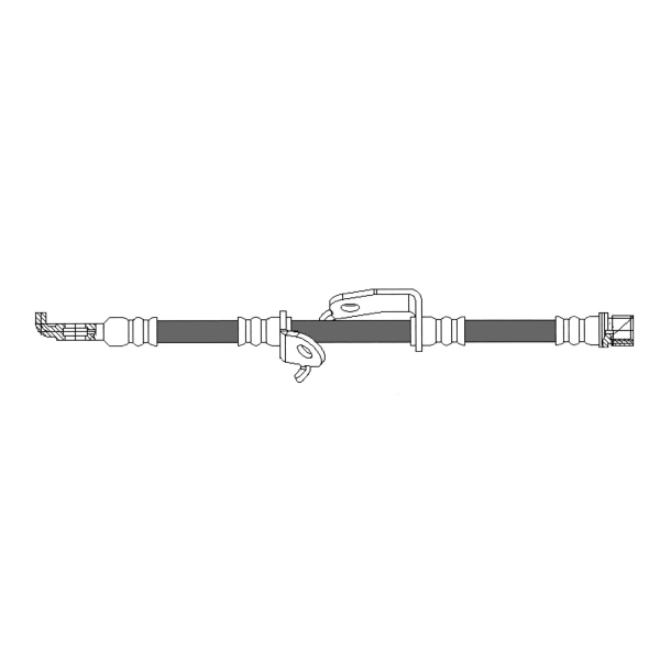 Centric Front Driver Side Brake Hose 150.44134