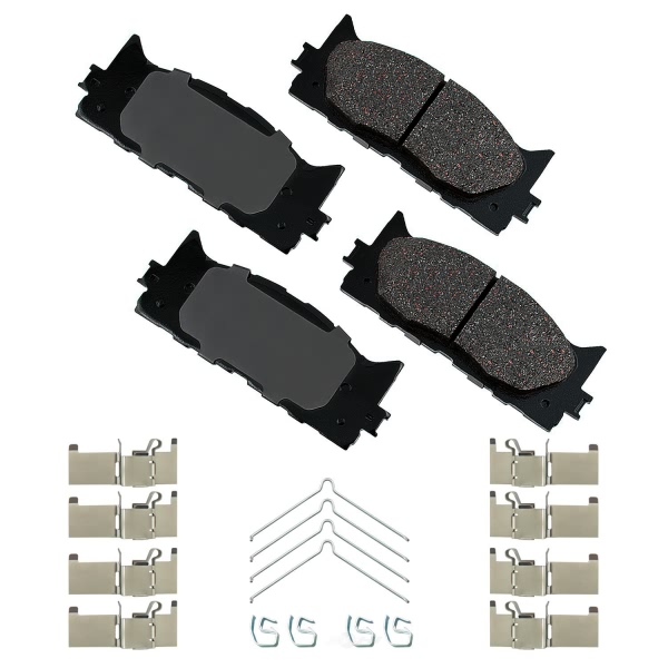 Akebono Pro-ACT™ Ultra-Premium Ceramic Front Disc Brake Pads ACT1222A