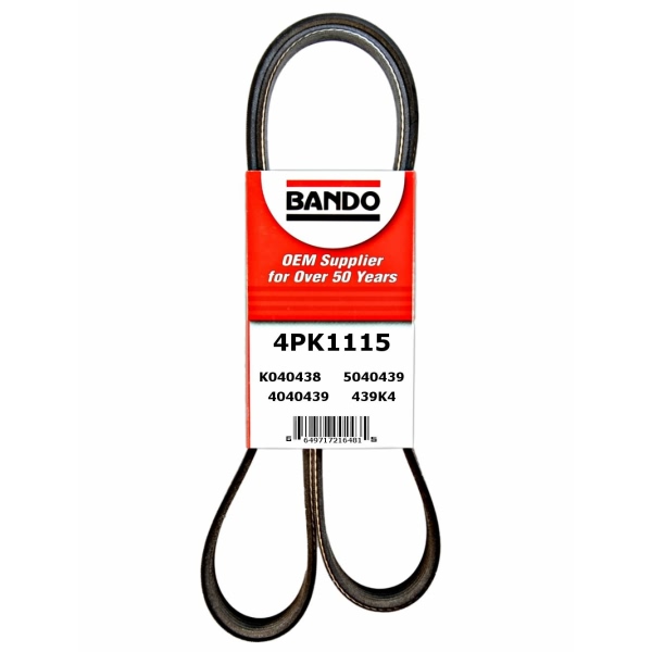 BANDO Rib Ace™ V-Ribbed Serpentine Belt 4PK1115